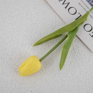 MW54102 دست ساز PU لاله مینی لاله گل عروسی با لمس واقعی برای دکور خانه