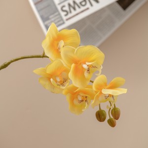 MW18903 даавуугаар бүрсэн латекс эрвээхэй цахирмаа хиймэл цэцэг Бодит мэдрэгчтэй Phalaenopsis цахирмаа