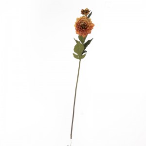 MW52702 طرح جدید گل مصنوعی گل 2 سر گل کوکب برای تزیین عروسی باغ