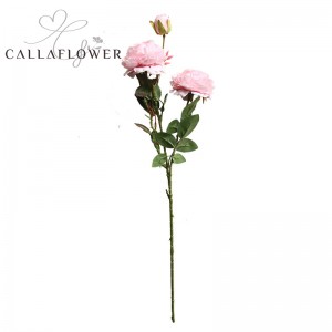 MW51010 Decorazione di nozze Fiore artificiale Rosa antico Rose di seta lunghe Steli singoli con boccioli