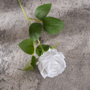 MW03339 Handmeade artificial silk rose spray flower for wall home decoration