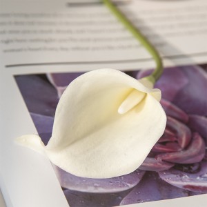 MW01501 Prawdziwy dotyk PU Calla Lily wynika Sztuczne kompozycje kwiatowe Bukiety ślubne