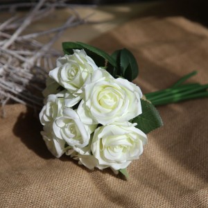 GF12504 uruganda rwindabyo rwindabyo rose bouquet ubukwe bwo gushushanya indabyo umugeni wakozwe mubushinwa
