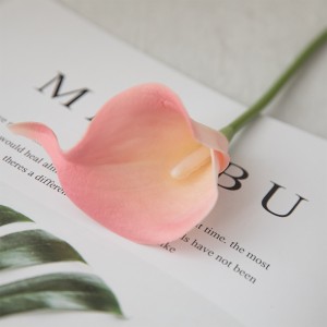 MW01501 Real Touch PU Calla Lily Stems Composizioni di fiori artificiali Bouquet da sposa