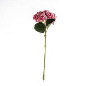 MW83515कृत्रिम फूल हाइड्रेंज लोकप्रिय सजावटी फूल भ्यालेन्टाइन डे उपहार