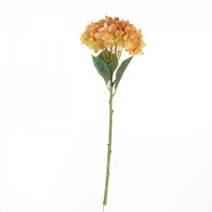 कार्यक्रमांच्या सजावटीसाठी MW52712 कृत्रिम फूल सिंगल फॅब्रिक हायड्रेंजिया एकूण लांबी 50 सें.मी.