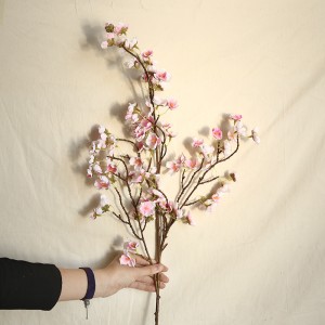 MW38958 Shirye-shiryen Furanni Na Artificial White Cherry Blossom Branches Ado na Bikin aure