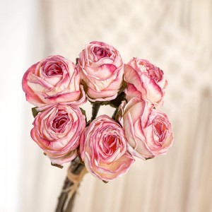 MW66786 Ramo de rosas decorativo de boda flores ramo de rosas artificiales