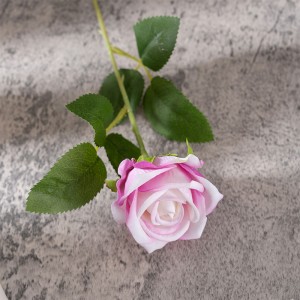 MW03339 Käsitsi valmistatud kunstsiidist roosi sprei lill seina kodu kaunistamiseks