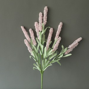 MW09903 Wholesale Handmeade Pastoral Lavender Bush flower arrangement artificial home decoration