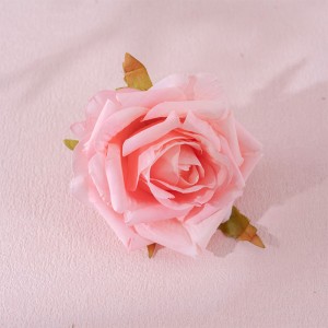 MW07301 Mini Rose Kepala Bunga Buatan Buatan Mawar Tanpa Batang untuk Dekorasi Pernikahan Kerajinan DIY