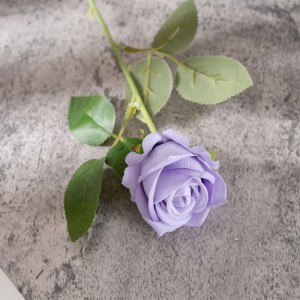 MW03339 Håndlaget kunstig silke rose spray blomst til veggdekorasjon