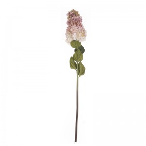 MW52706 mākslīgo ziedu audums, torņa formas hortenzijas viena garums, 88 cm kāzu dekorēšanai