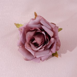 MW07301 मिनी गुलाब कृत्रिम फूल सिर, शादी की सजावट DIY शिल्प के लिए कृत्रिम स्टेमलेस गुलाब