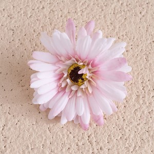 DY1-3338 Flor umjetni svileni cvijet gerbera glava za pozadinu za vjenčanje na zidu
