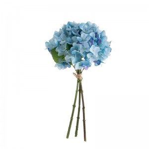 MW24901 مصنوعی پھولوں کا گلدستہ ہائیڈرینجیا گرم فروخت ہونے والا ویلنٹائن ڈے گفٹ آرائشی پھول اور پودوں کا دلہن کا گلدستہ