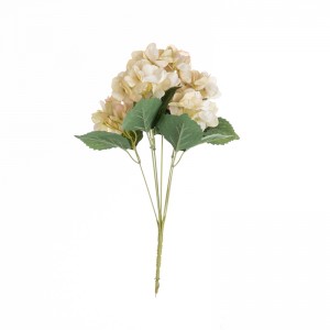 MW52705 Популярна штучна квіткова тканина 7 пучків роздвоєних гортензій для садового весільного оформлення