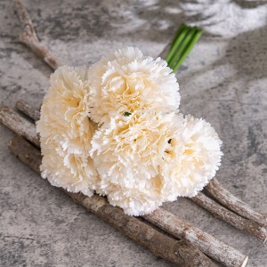 DY1-402 kualiti pemborong hiasan peony Carnation menyentuh hiasan bunga tiruan krismas