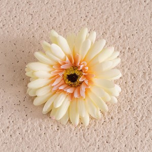 DY1-3338 Flor umělý hedvábný květ Hlava gerbery pro dekorace svatební stěny