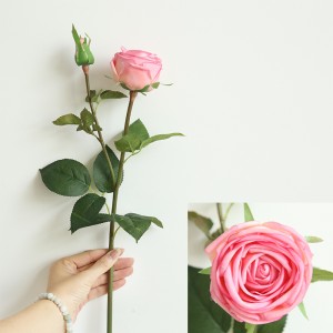 MW59991 barato venda Quente flor artificial rosa flor decorativa para decoração de casamento