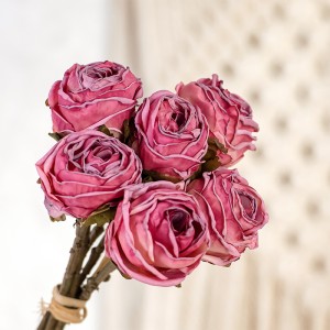 MW66786 Sejambak bunga mawar hiasan perkahwinan sejambak mawar tiruan