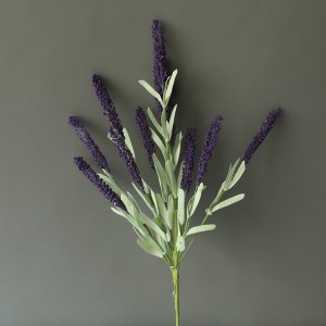 MW09903 Tukkumyynti Handmeade Pastoral Lavender Bush kukka-asetelma keinotekoinen kodin sisustus