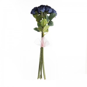MW83512 ხელოვნური ყვავილების თაიგული ვარდის ცხელი იყიდება დეკორატიული ყვავილების ყვავილების კედლის ფონი