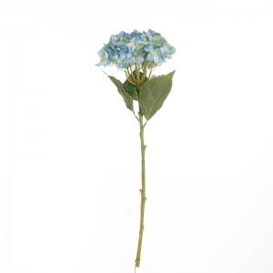 इवेंट सजावट के लिए MW52712 कृत्रिम फूल सिंगल फैब्रिक हाइड्रेंजिया कुल लंबाई 50 सेमी