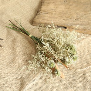 YC1028 Wholesale Artificial Pampas Grass bundle Artificial Dried Dandelion Plant Bundle For Wedding Decoration