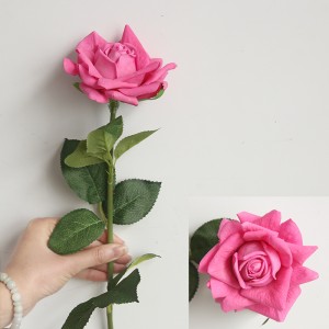 MW59995 Kulîlkên Artificial Flowers Real Touch Rose Stem For Wedding Party Decoration Home