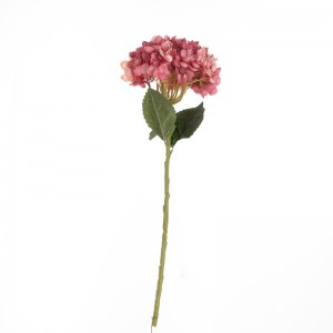 Hortensia en tissu unique, fleur artificielle MW52712, longueur totale 50cm, pour la décoration d'événements