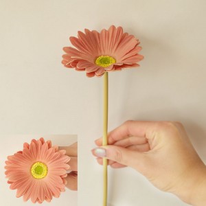 MW01513 Hot Sale Simulation Bulk Home Artificial Pu Daisy Single Stem Mother's Day Gift Home Decoration