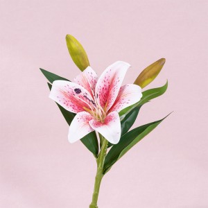 CL09006 fleurs artificielles tigre Mini Lily vraie touche pour mariage maison fête jardin boutique bureau décoration