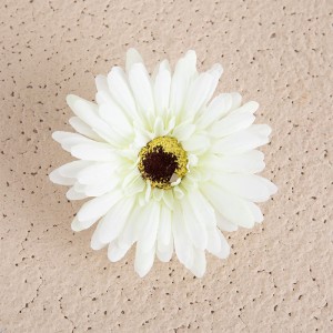 DY1-3338 Flor Bunga Sutra Buatan Kepala Gerbera Untuk Dekorasi Latar Belakang Dinding Pernikahan