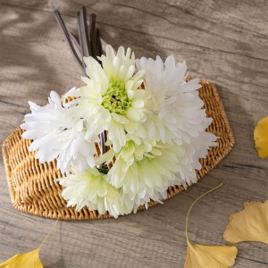 GF16183A Ornamento modeliavimas Realistiškas gerberos gėlių pluoštas, dirbtinės gėlės fonas, puikus vestuvių dekoravimas