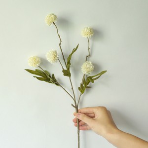 MW66783 Floare de păpădie artificială cu 5 capete, cu o singură tulpină, pentru nuntă