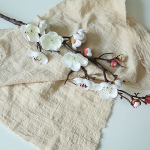 MW36856 Hochzäit Home Dekorative kënschtlech Blummen White Plum Blossom Branchen