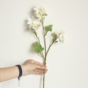 MW66772 ხელოვნური საქორწინო ყვავილები Silk Freesia Arramgment სახლის დესკტოპის ყვავილები