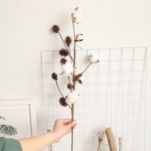 MW61181 Arrangements Handmeade Dried artificial Cotton Branch flower Furnishing home decoration