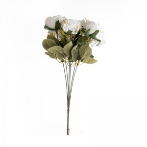MW83514Mākslīgo ziedu pušķisHortenzijaRanunculusLēts Dekoratīvs ziedu līgavas pušķis