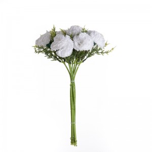 MW83517Ramo de flores artificiales ClavelAlta calidade Regalo de San ValentínFlores de seda