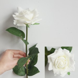 MW59995 Umjetno cvijeće Prava dodirna stabljika ruže za uređenje doma na svadbama