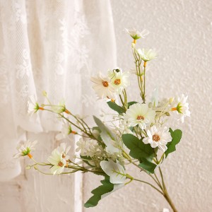 MW71112 Bouquet Flower Artificial Wild Chrysanthemum Dealbhadh Ùr Sgeadachadh Pàrtaidh Sgeadachadh Banais