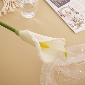 MW01505 Borong Bunga Tiruan Moden Mewah PU Mini Calla Lily untuk Pengaturan Pesta Perkahwinan Hiasan rumah