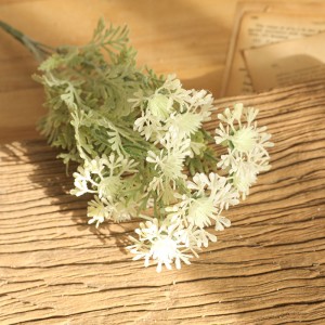 MW73783 Mai Rahusa Fif ɗin Cokali mai yatsu Biyar Chrysanthemum Furen Furen Artificial Grass Bouquet Party Bangon Ado na Biki
