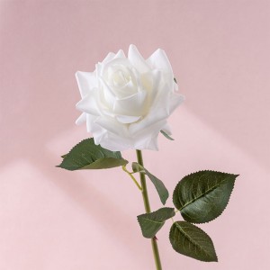 MW60003 Real Touch šilko rožės vieno stiebo dirbtinė gėlė, skirta namų vakarėlio vestuvių stalo centrinei daliai