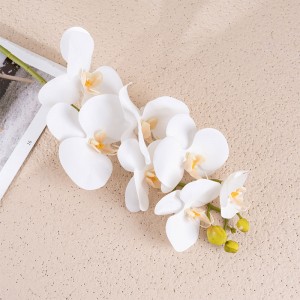 CL09001 Artificial Orchid Stems Real Touch Latex Phalaenopsis Branches 7 Large Petals Artificial Flower for Home Office Decor