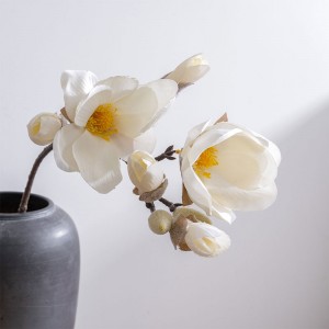 GF15336 Visokokvalitetna umjetna magnolija s jednim sprejom izrađena ručno. Koristite posebnu tkaninu za kućnu dekoraciju vjenčanja