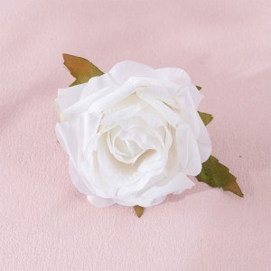 MW07301 Mini Rose Kënschtlech Blummenkäpp Kënschtlech Stemless Roses fir Hochzäitsdekoratiounen DIY Bastelen
