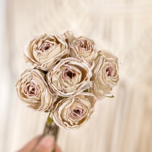 MW66786 งานแต่งงานตกแต่งดอกกุหลาบช่อดอกไม้ช่อดอกไม้ประดิษฐ์ดอกกุหลาบ